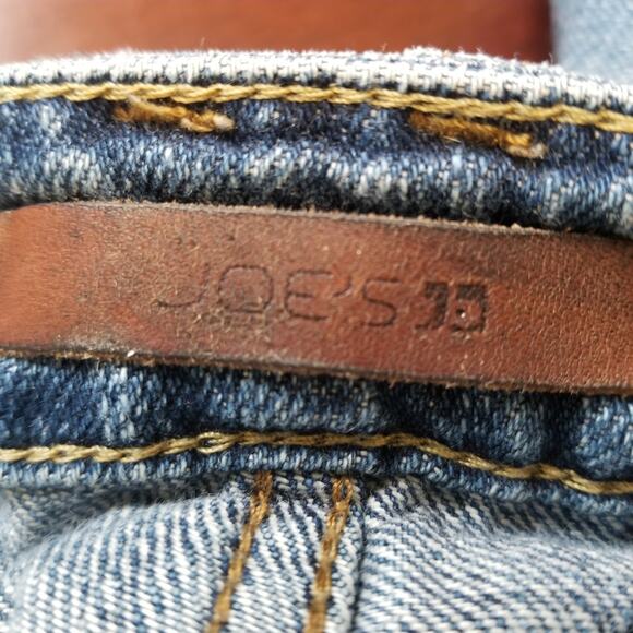 Joe's Jeans Women's Easy Crop Straight Leg Size W 28 Medium Wash 5 Pocket - Picture 7 of 10